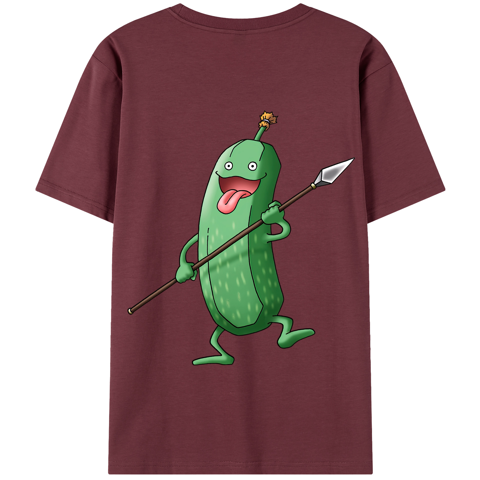 （画像用） ドラゴンクエスト Doragon Kuesuto Dragon Quest 綿100％半袖Tシャツ（背面プリント）